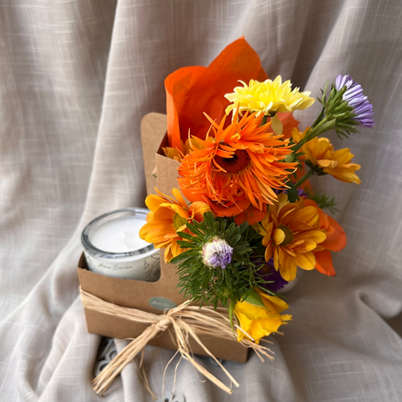 Duo Bougie & Fleurs