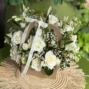  Composition de Fleurs Fraîches en Sac