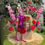  Composition de Fleurs Fraîches en Sac