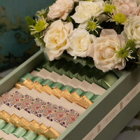 Serviteur Fiançaille - Chocolat & Fleurs