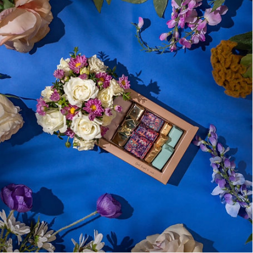 Plateau Chocolat & Fleurs Fraiches PF Plateau Chocolat & Fleurs Fraiches PF