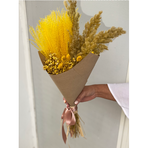 Bouquet à la Main de Fleurs Séchées M Bouquet à la Main de Fleurs Séchées M