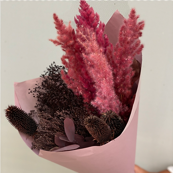 Bouquet à la Main de Fleurs Séchées M