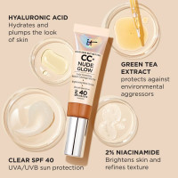 IT CC+ NUDE GLOW CREME CORRECTRICE SOIN TEINTE NEUTRAL MEDIUM SPF40 32ML
