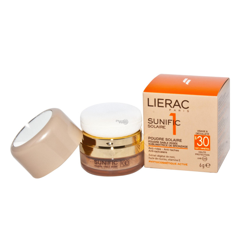 LIERAC SUNIFIC POUDRE SOLAIRE SABLE IRISEE SPF30 6G