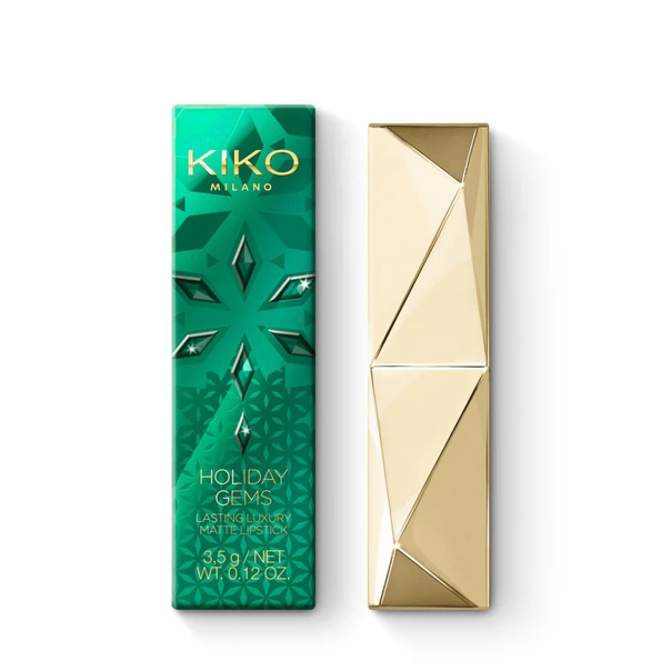 KIKO HOLIDAY GEMS LASTING LUXURY MATTE LIPSTICK NUMERO 08 3.5G