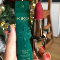 KIKO HOLIDAY GEMS LASTING LUXURY MATTE LIPSTICK NUMERO 08 3.5G