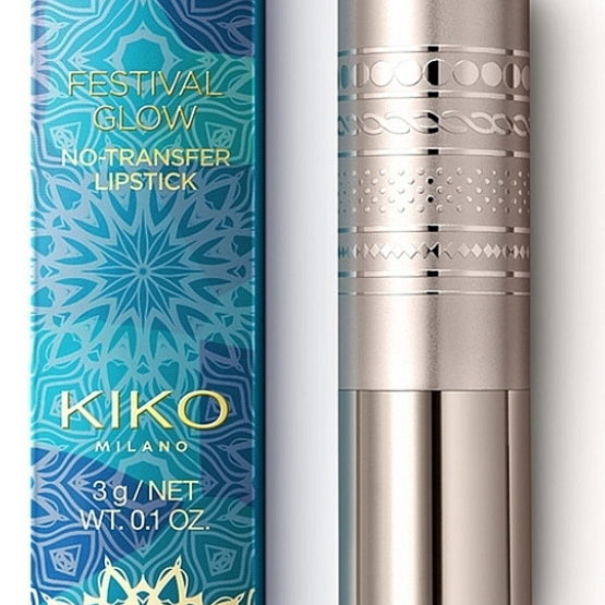 KIKO FESTIVAL GLOW NO-TRANSFER LIPSTICK NUMERO 02 3G
