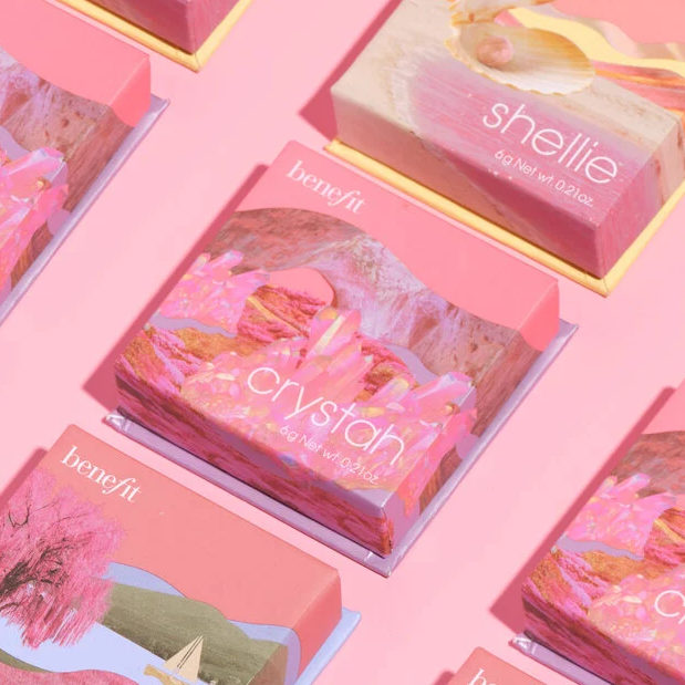 BENEFIT BLUSH LADIES CRYSTAH STRAWBERRY PINK BLUSH 6G