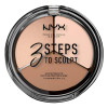 NYX 3 STEPS TO SCULPT PALETTE SCULPTANTE POUR LE VISAGE EN 3 ETAPES 5G