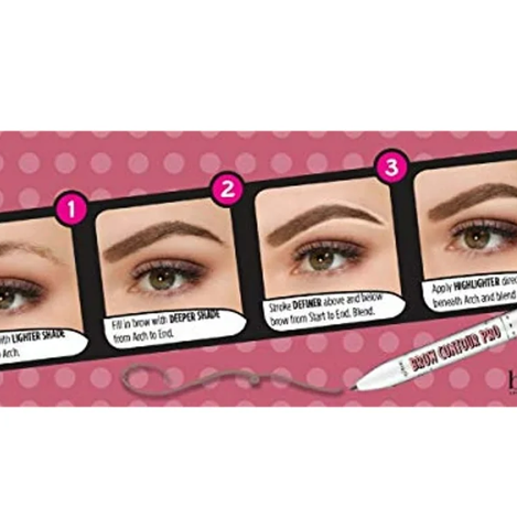 BENEFIT BROW CONTOUR PRO 4IN1 BROWN MEDIUM