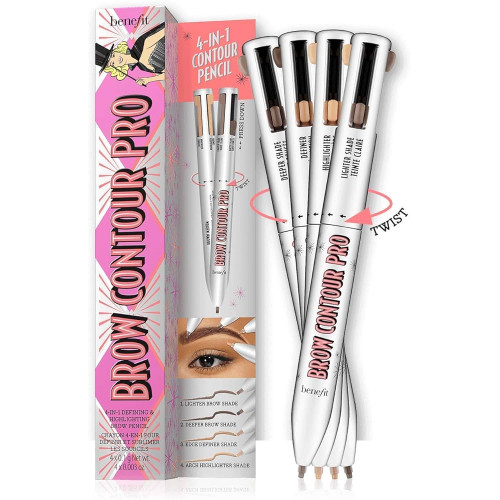 BENEFIT BROW CONTOUR PRO 4IN1 BROWN MEDIUM BENEFIT BROW CONTOUR PRO 4IN1 BROWN MEDIUM