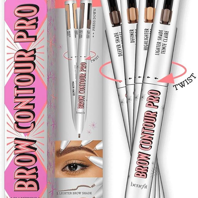 BENEFIT BROW CONTOUR PRO 4IN1 BROWN MEDIUM