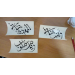Calligraphie arabe du nom et prénom de bébé encadrée Calligraphie arabe du nom et prénom de bébé encadrée