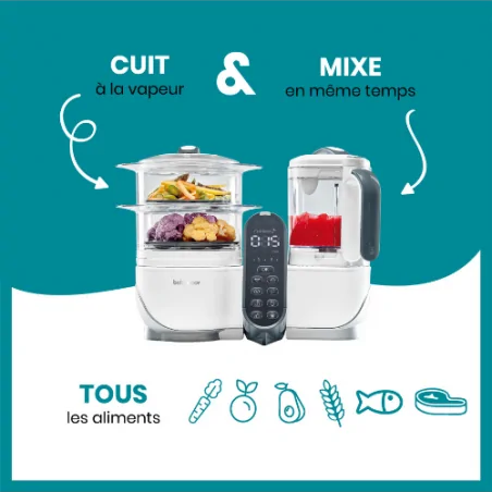 Babymoov Nutribaby (+) Robot Cuiseur Multifonctions Blanc