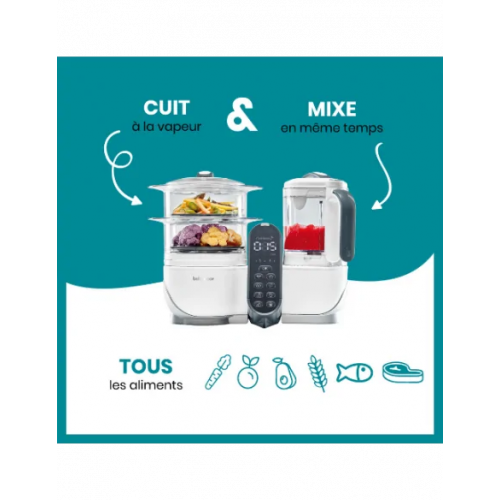 Babymoov Nutribaby (+) Robot Cuiseur Multifonctions Blanc Babymoov Nutribaby (+) Robot Cuiseur Multifonctions Blanc