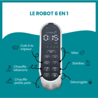 Babymoov Nutribaby (+) Robot Cuiseur Multifonctions Blanc