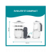 Babymoov Nutribaby (+) Robot Cuiseur Multifonctions Blanc Babymoov Nutribaby (+) Robot Cuiseur Multifonctions Blanc