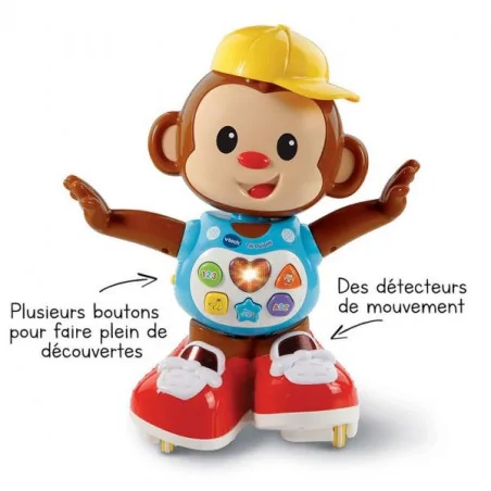 Vtech Singe interactif qui marche et danse Titi Ouistiti 12 - 36mois