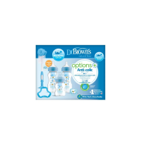 Dr Brown's Pack cadeau Biberons Anti-coliques à Cole large - Bleu