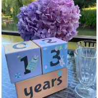 Cubes âge souvenirs Grossesse, Naissance et Anniversaire