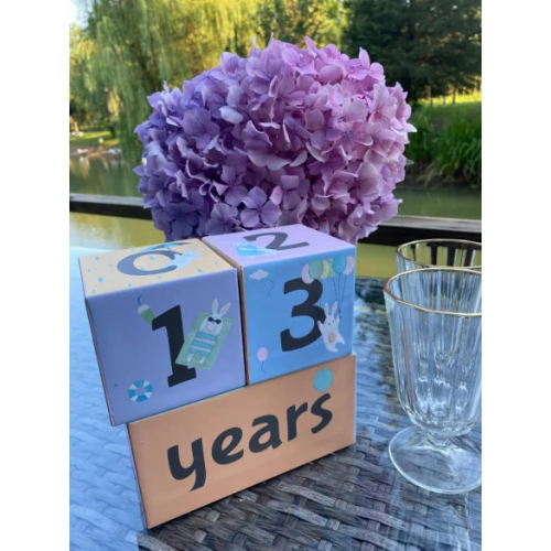 Cubes âge souvenirs Grossesse, Naissance et Anniversaire