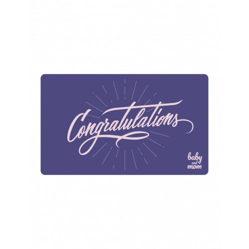 Carte Cadeau "Congratulations" à partir de 500 MAD Carte Cadeau "Congratulations" à partir de 500 MAD