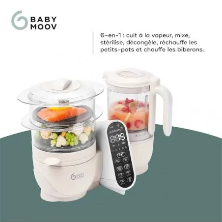Babymoov Nutribaby (+) Robot Cuiseur Multifonctions Mineral Beige