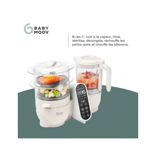 Babymoov Nutribaby (+) Robot Cuiseur Multifonctions Mineral Beige Babymoov Nutribaby (+) Robot Cuiseur Multifonctions Mineral Beige