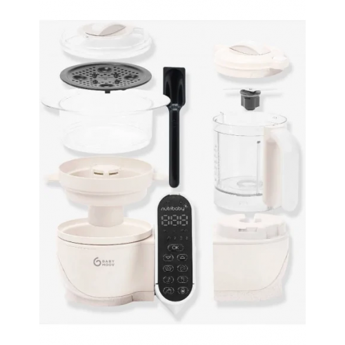 Babymoov Nutribaby (+) Robot Cuiseur Multifonctions Mineral Beige Babymoov Nutribaby (+) Robot Cuiseur Multifonctions Mineral Beige