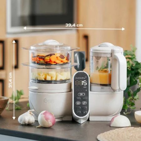 Babymoov Nutribaby (+) Robot Cuiseur Multifonctions Mineral Beige