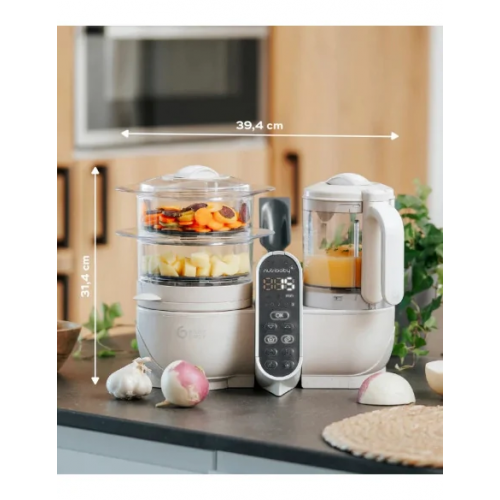 Babymoov Nutribaby (+) Robot Cuiseur Multifonctions Mineral Beige Babymoov Nutribaby (+) Robot Cuiseur Multifonctions Mineral Beige