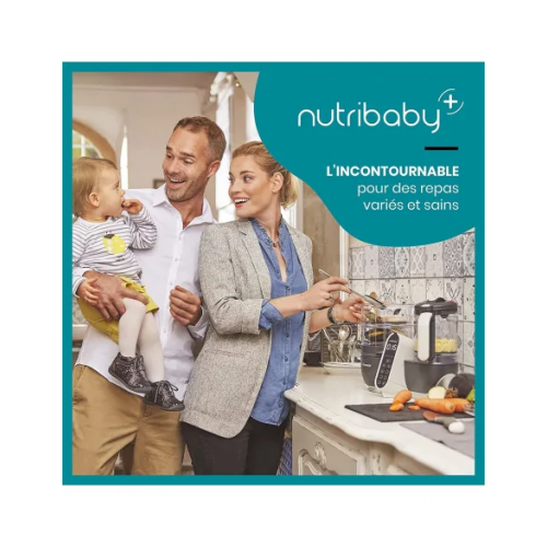 Robot Cuiseur À Vapeur Nutribaby (+) pour Bébé Gris Babymoov Robot Cuiseur À Vapeur Nutribaby (+) pour Bébé Gris Babymoov