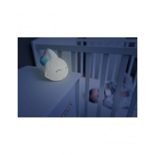 Badabulle Veilleuse Nomade Mouton Léo Bleu