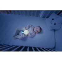 Badabulle Veilleuse Nomade Mouton Léo Bleu