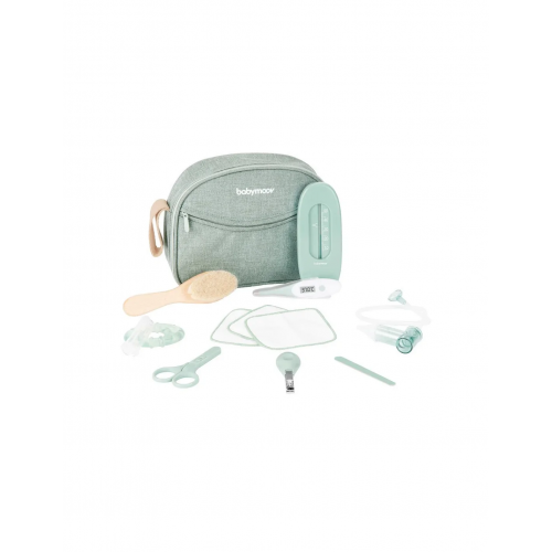 Babymoov Trousse de toilette Trousse de soin Matcha 10 accessoires