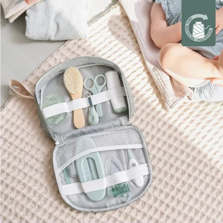 Babymoov Trousse de toilette Trousse de soin Matcha 10 accessoires