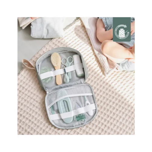 Babymoov Trousse de toilette Trousse de soin Matcha 10 accessoires