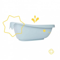 Badabulle Baignoire évolutive Baleine 0-24 mois