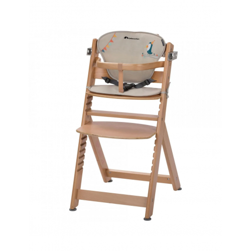 Bébé Confort Chaise Haute En Bois TIMBA Avec Coussin Natural Wood Bébé Confort Chaise Haute En Bois TIMBA Avec Coussin Natural Wood