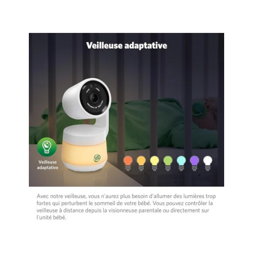 Babyphone Vidéo avec Wifi LCD HD 5" 720p Panoramique Inclinaison à 360° avec caméra Zoom 8X Babyphone Vidéo avec Wifi LCD HD 5" 720p Panoramique Inclinaison à 360° avec caméra Zoom 8X