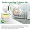 Babyphone Vidéo avec Wifi LCD HD 5" 720p Panoramique Inclinaison à 360° avec caméra Zoom 8X