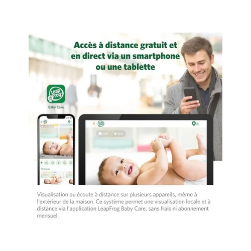 Babyphone Vidéo avec Wifi LCD HD 5" 720p Panoramique Inclinaison à 360° avec caméra Zoom 8X Babyphone Vidéo avec Wifi LCD HD 5" 720p Panoramique Inclinaison à 360° avec caméra Zoom 8X