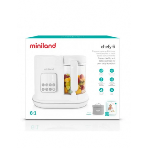 Miniland Robot cuiseur Chefy 6en1 Miniland Robot cuiseur Chefy 6en1