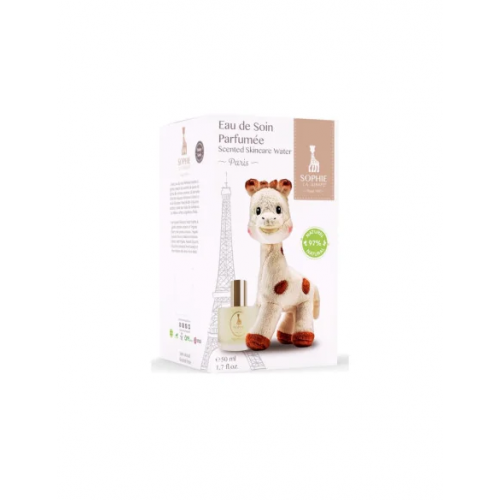 Sophie la Girafe Coffret Eau de Soin 50ml + Sophie Jouet Peluche Doux 17cm 0m+ Sophie la Girafe Coffret Eau de Soin 50ml + Sophie Jouet Peluche Doux 17cm 0m+