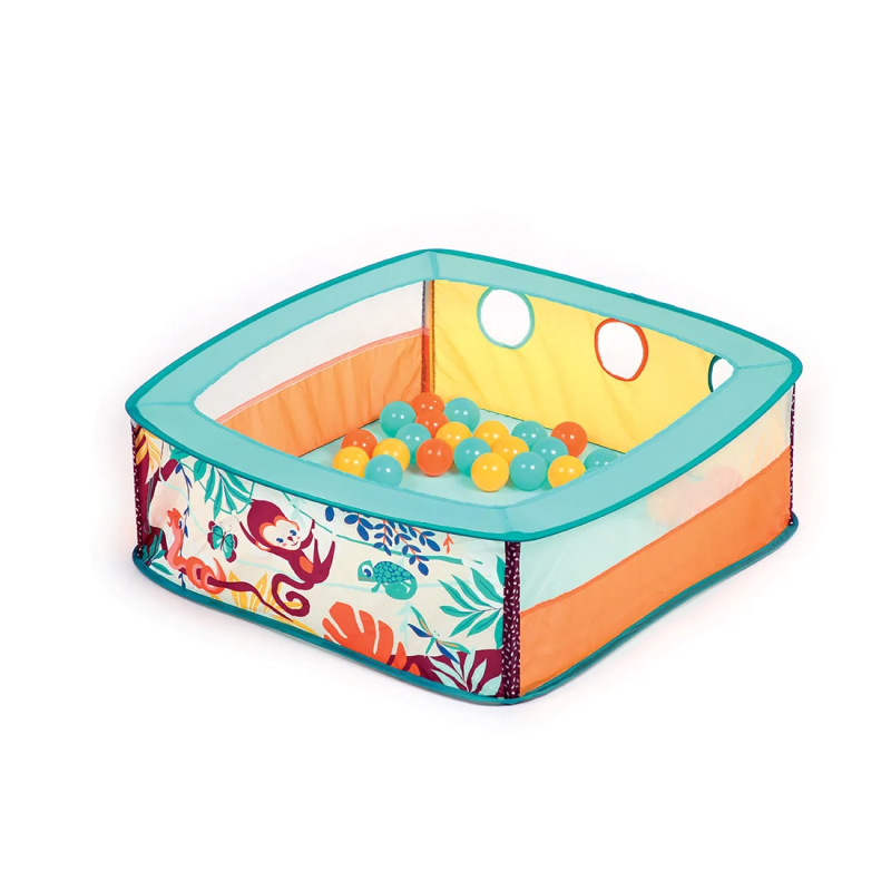 Ludi piscine à balles Jungle avec 40 balles 6 mois+