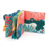 Ludi Livre en tissu d’éveil « Jungle » 3m+