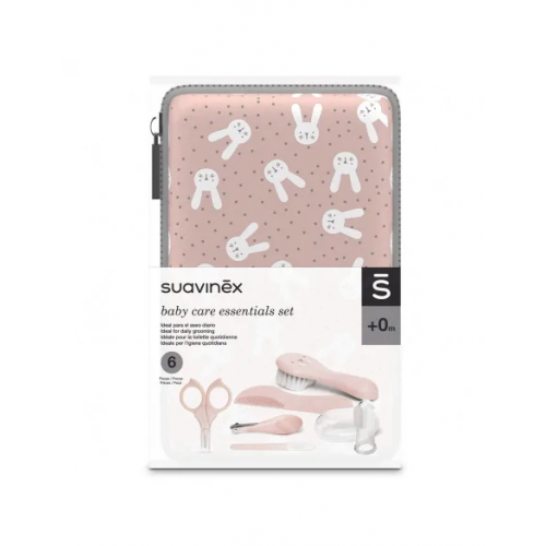Suavinex Trousse de toilette 0m+ Rose Suavinex Trousse de toilette 0m+ Rose