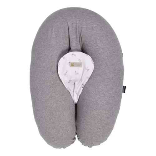 Candide Coussin Multirelax 3en1 - Gris Chiné Lapin