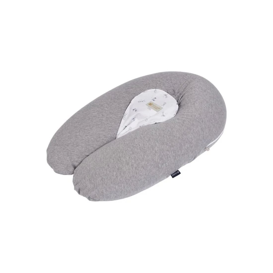 Candide Coussin Multirelax 3en1 - Gris Chiné Lapin